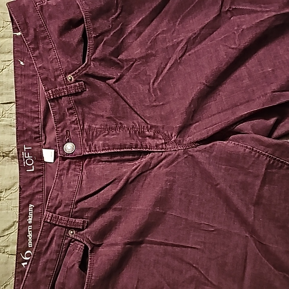 Burgandy Ann Loft Courdouroys